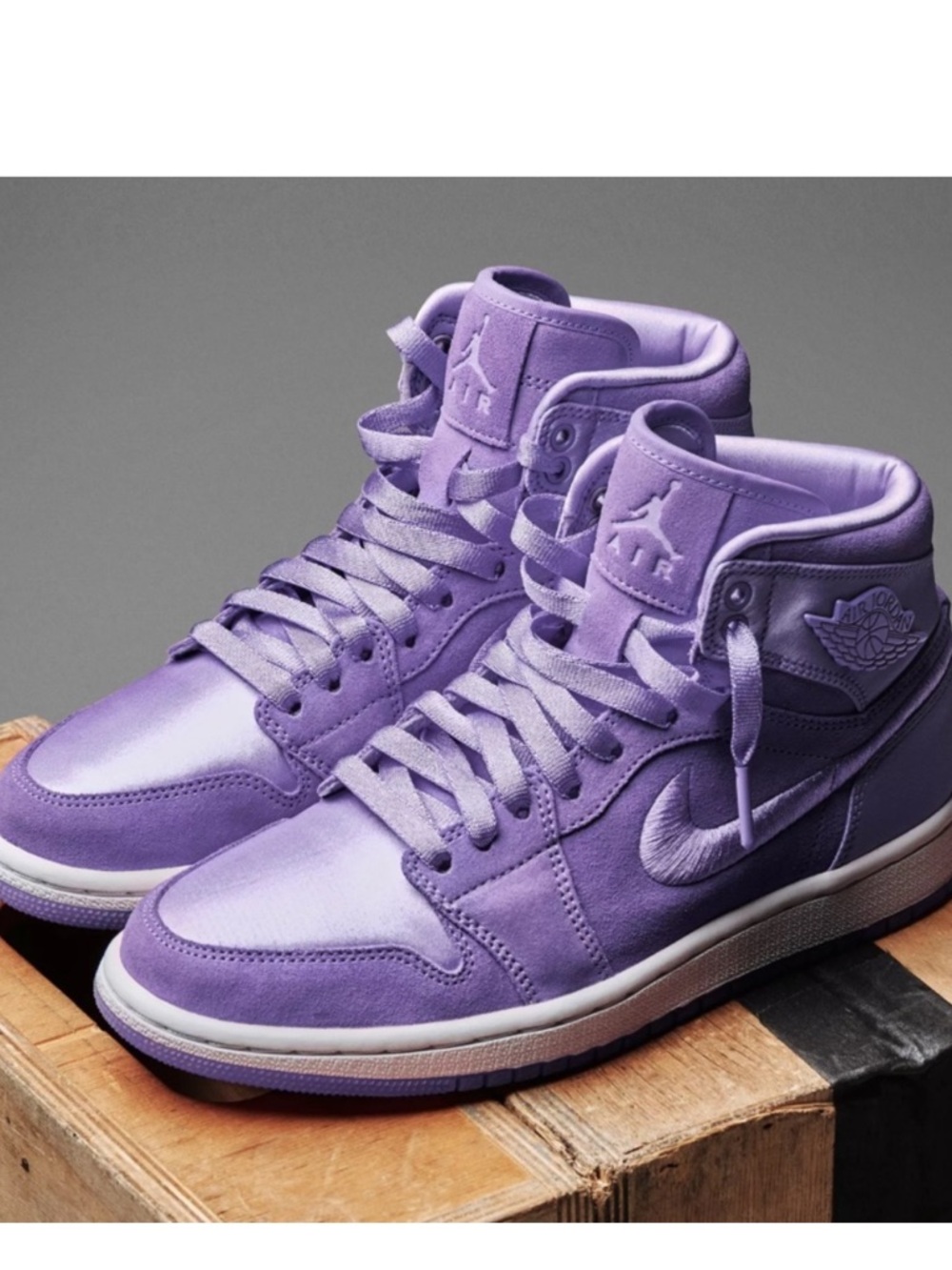 Lavender nike Jordan 1 Retros nwt new in box